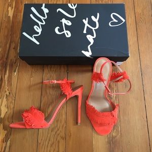 Banana Republic Bryn Suede Feather Heels