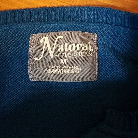 5 Natural Reflections V Neck Knit Sweater - Picture 3 of 3