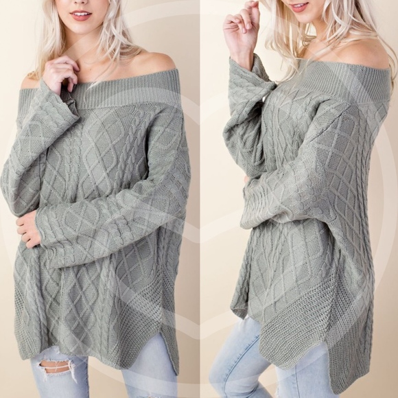 LEELA Hello Fall Knit Sweater - DUSTY PINK - Picture 3 of 3