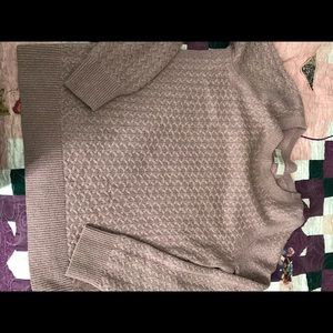 Loft cable knit sweater