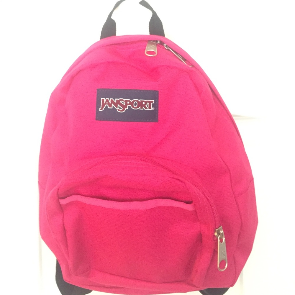 JANSPORT Mini Fuschia pink backpack