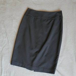 Gray Pencil Skirt