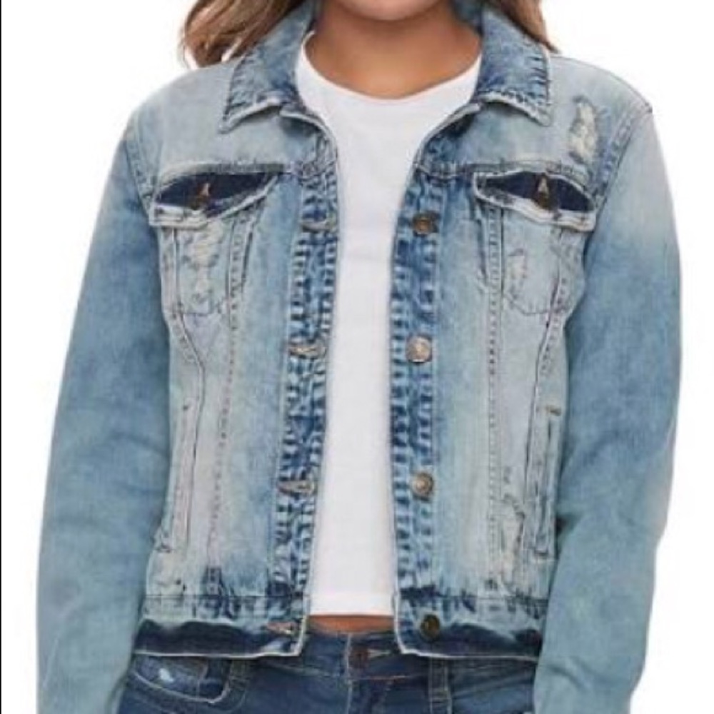 Distressed Jean Jacket