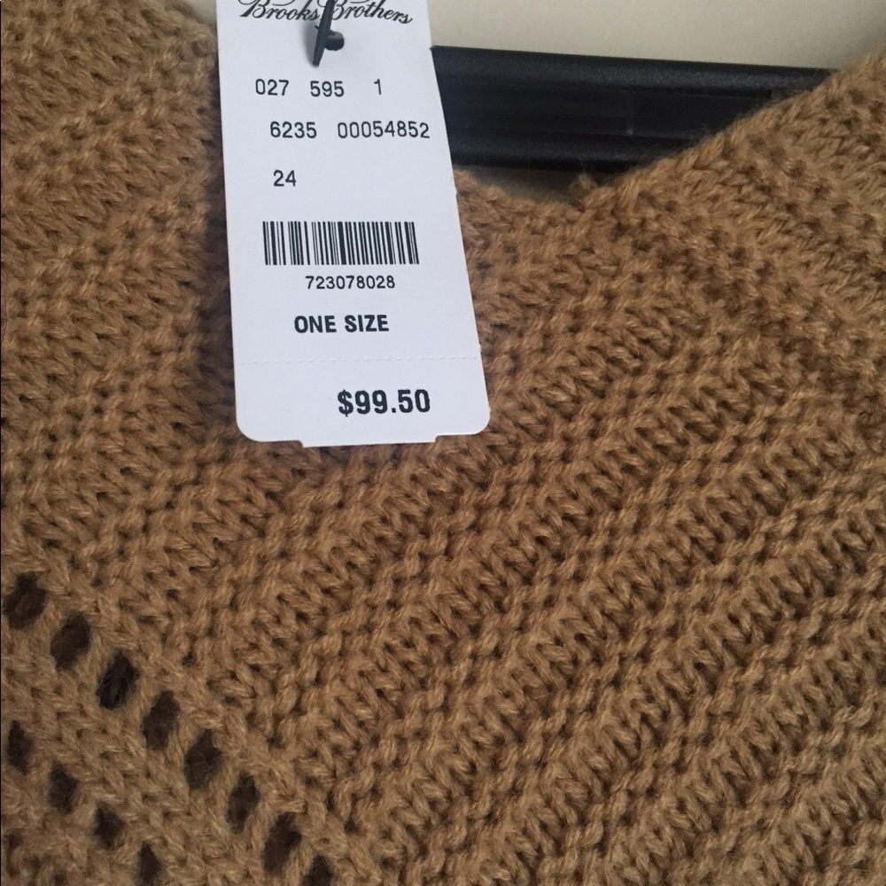 Brooks Brothers Knitted Shaw