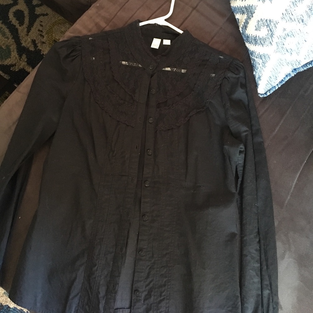 Black dress shirt