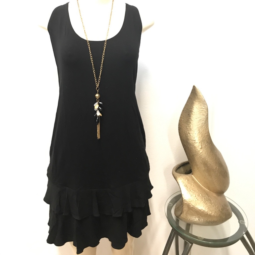 Karol Richardson black ruffle dress