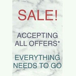 **REASONABLE OFFERS** 💕