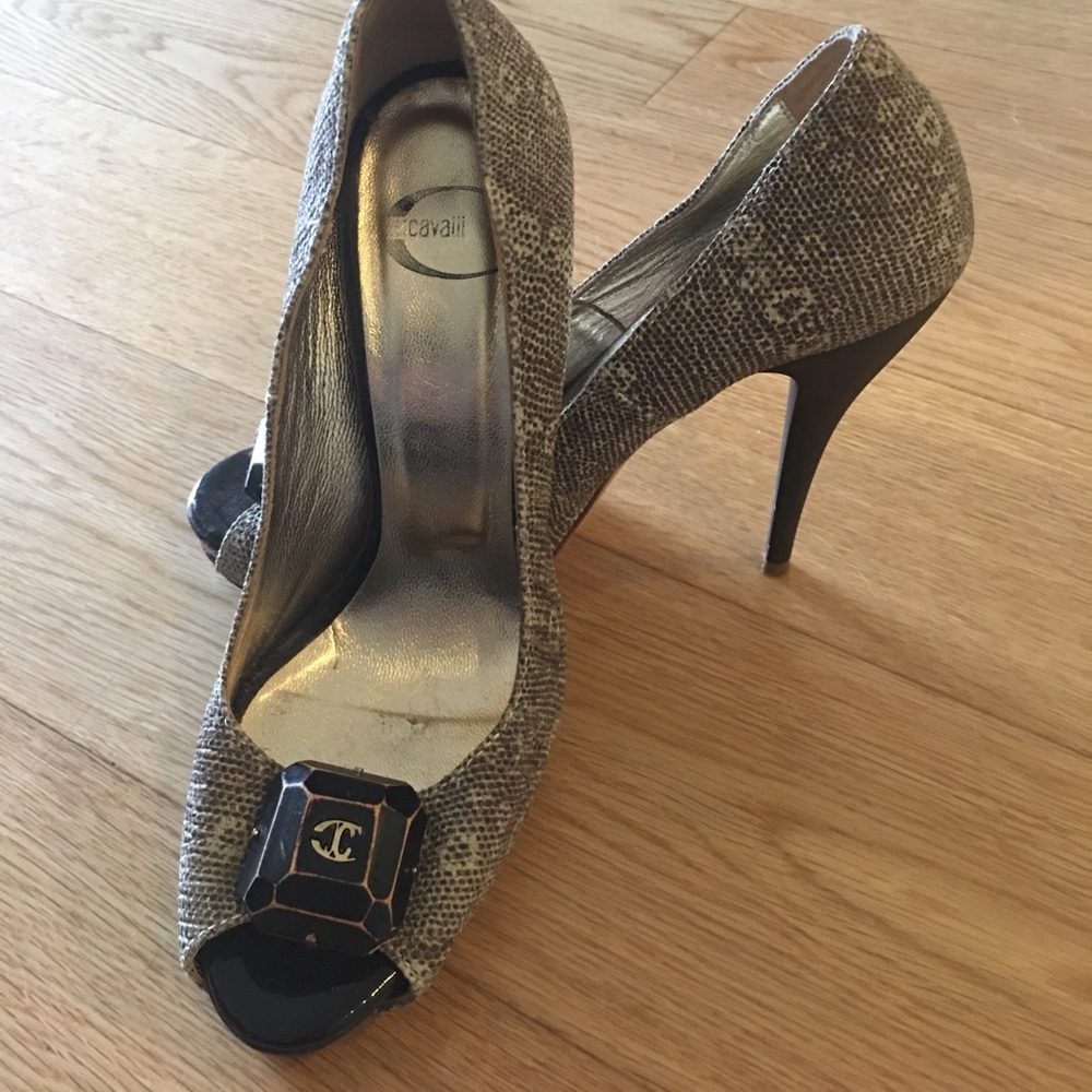 JUST CAVALLI PUMPS SIZE 36 made in Italy