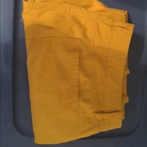 LOFT mustard yellow skinny pants - 14P
