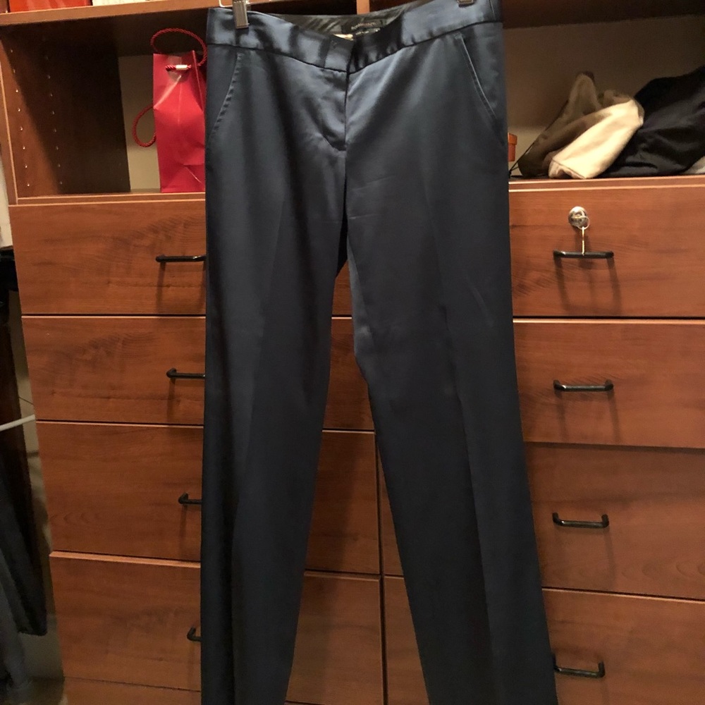 BCBG Satin pant navy size 4