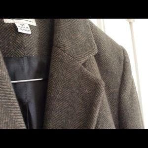 LL BEAN  Olive green cashmere blend  jacket