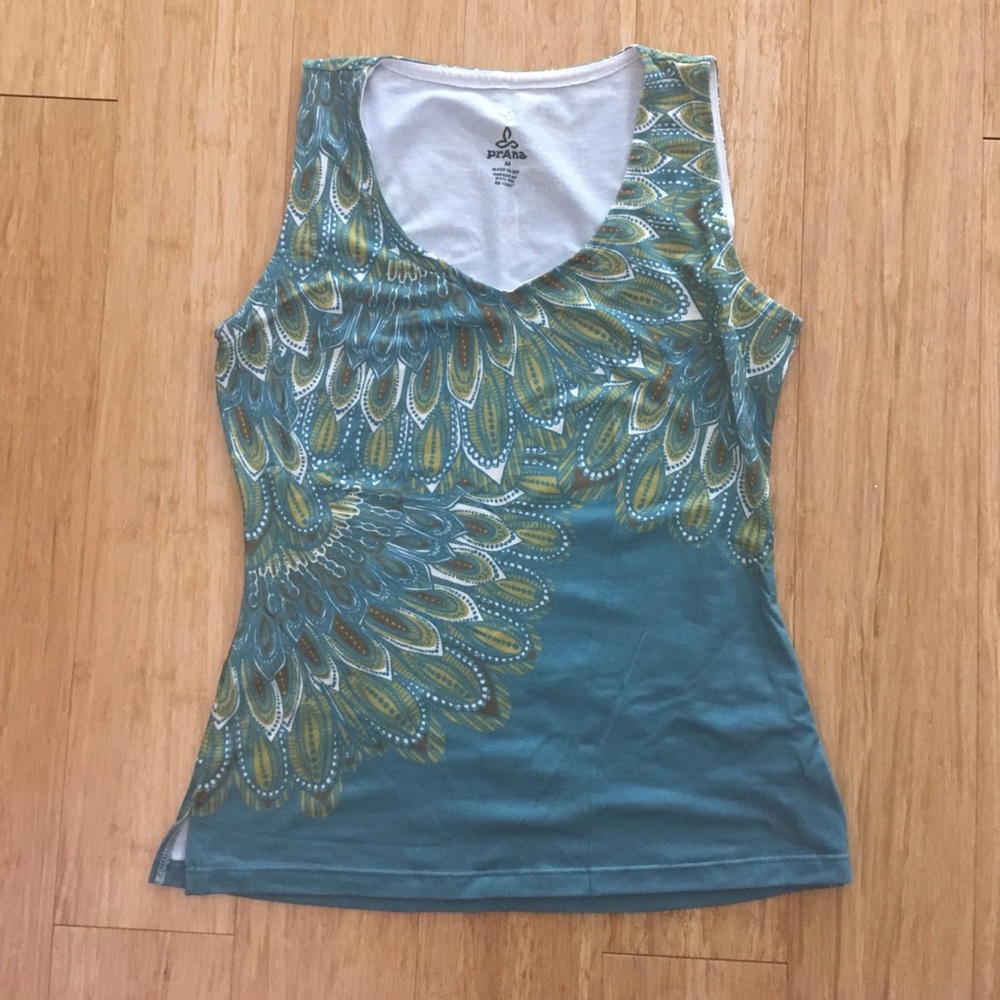 Prana beautiful teal workout tank