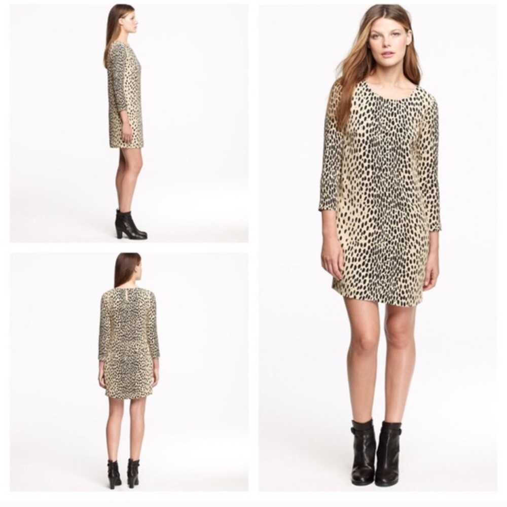 J.Crew Leopard Shift Dress