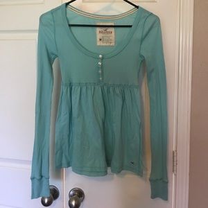 Hollister baby doll long sleeve top
