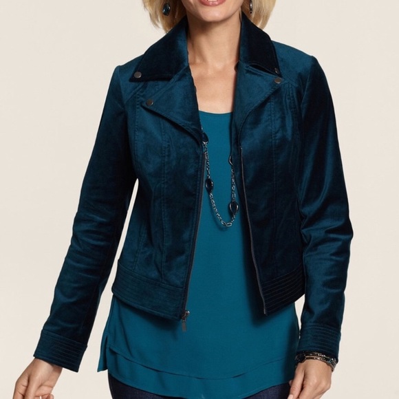 chicos velvet jacket