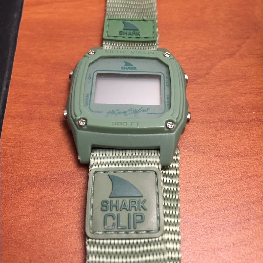 Shark clip watch