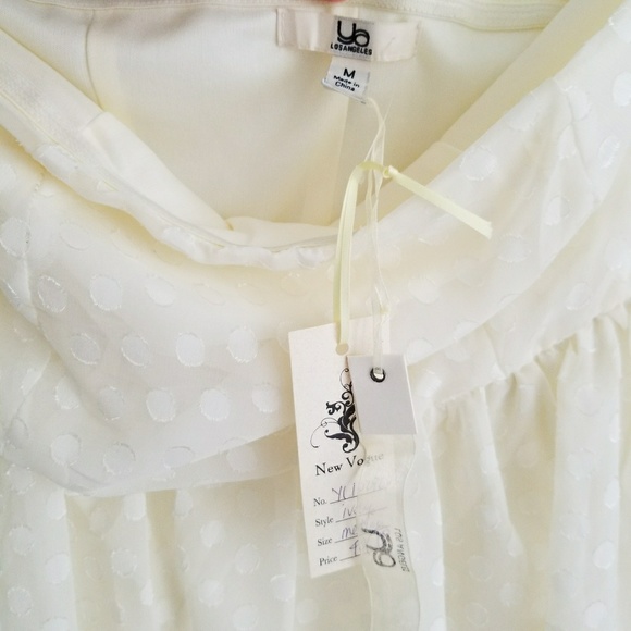 Cream color high low dress - Picture 3 of 3