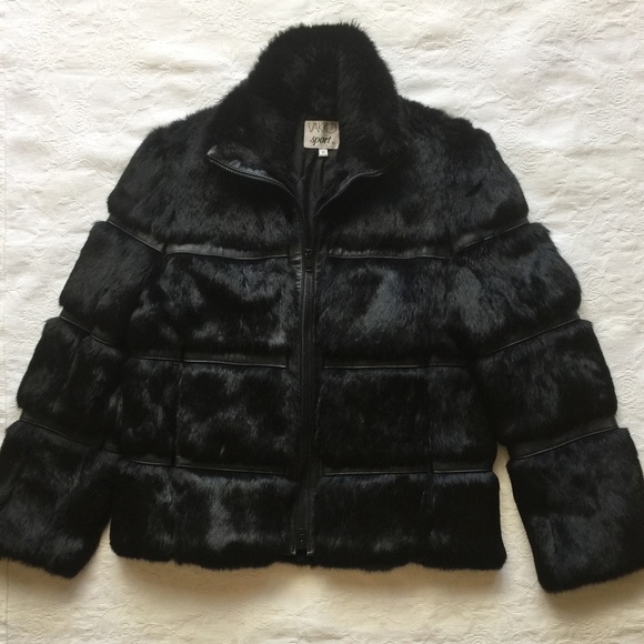 Vakko Jackets & Blazers - Rabbit Fur Jacket