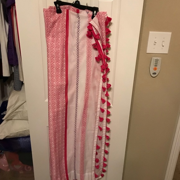 Xhilaration Accents 2 Pink Tassel Curtain Panels Poshmark