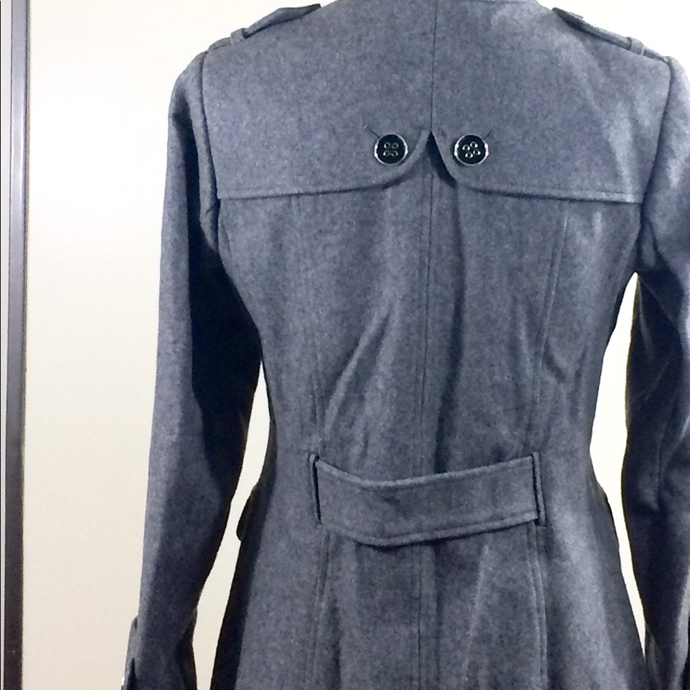 Gray Military Style Jacket - Picture 5 of 6