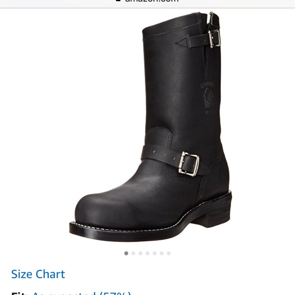 Chippewa steel toe engineer boot