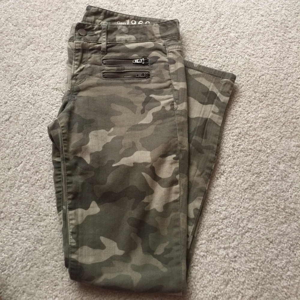 Gap 1969 Always Skinny Camo Jeans