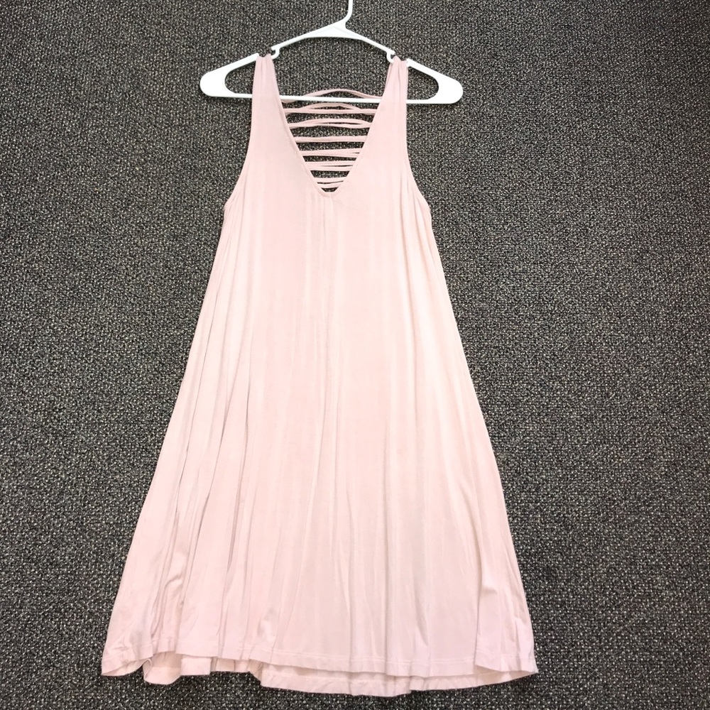 Light pink flow dress