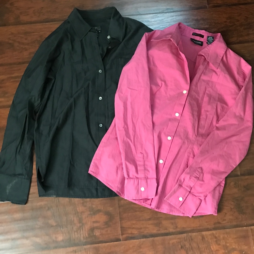 Bundle BCBG button up shirts L