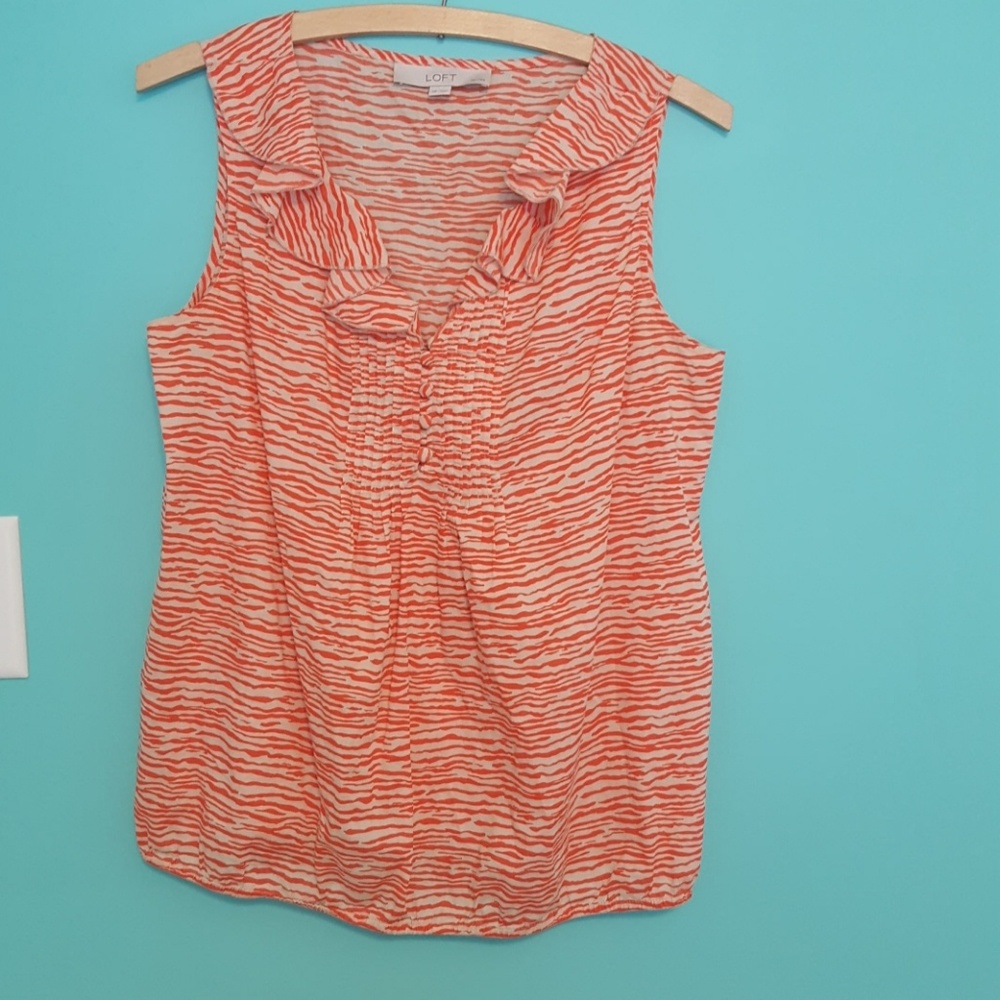 Ann Taylor Loft sz M sleeveless shirt