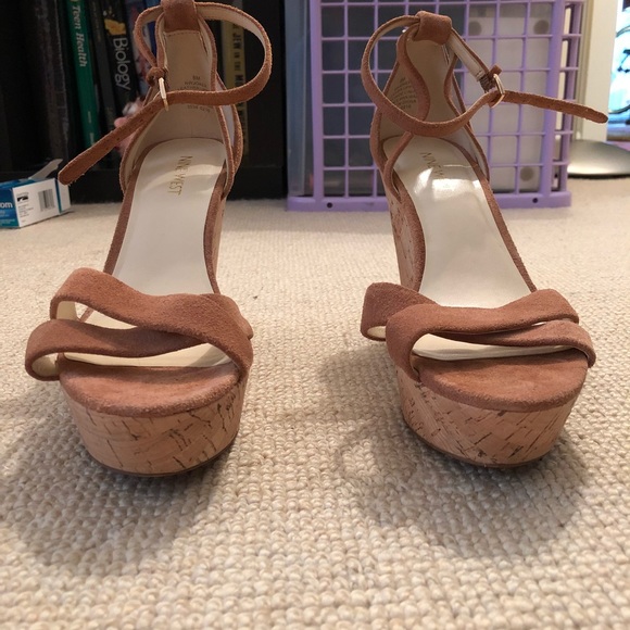 Nine West - Tan suede wedges - Picture 2 of 4