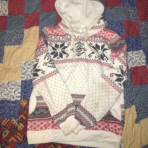 Christmas print hoodie