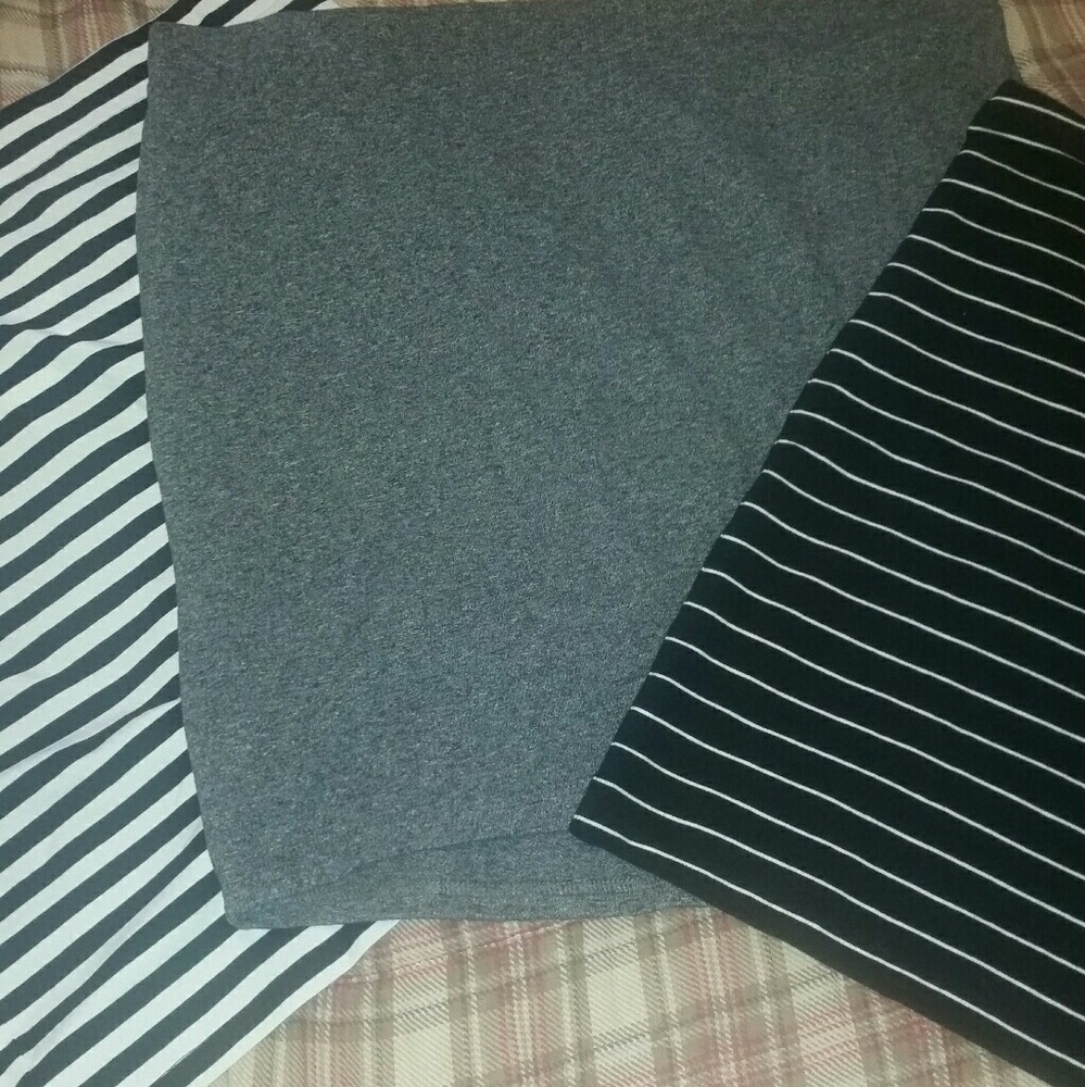 3 jersey skirts