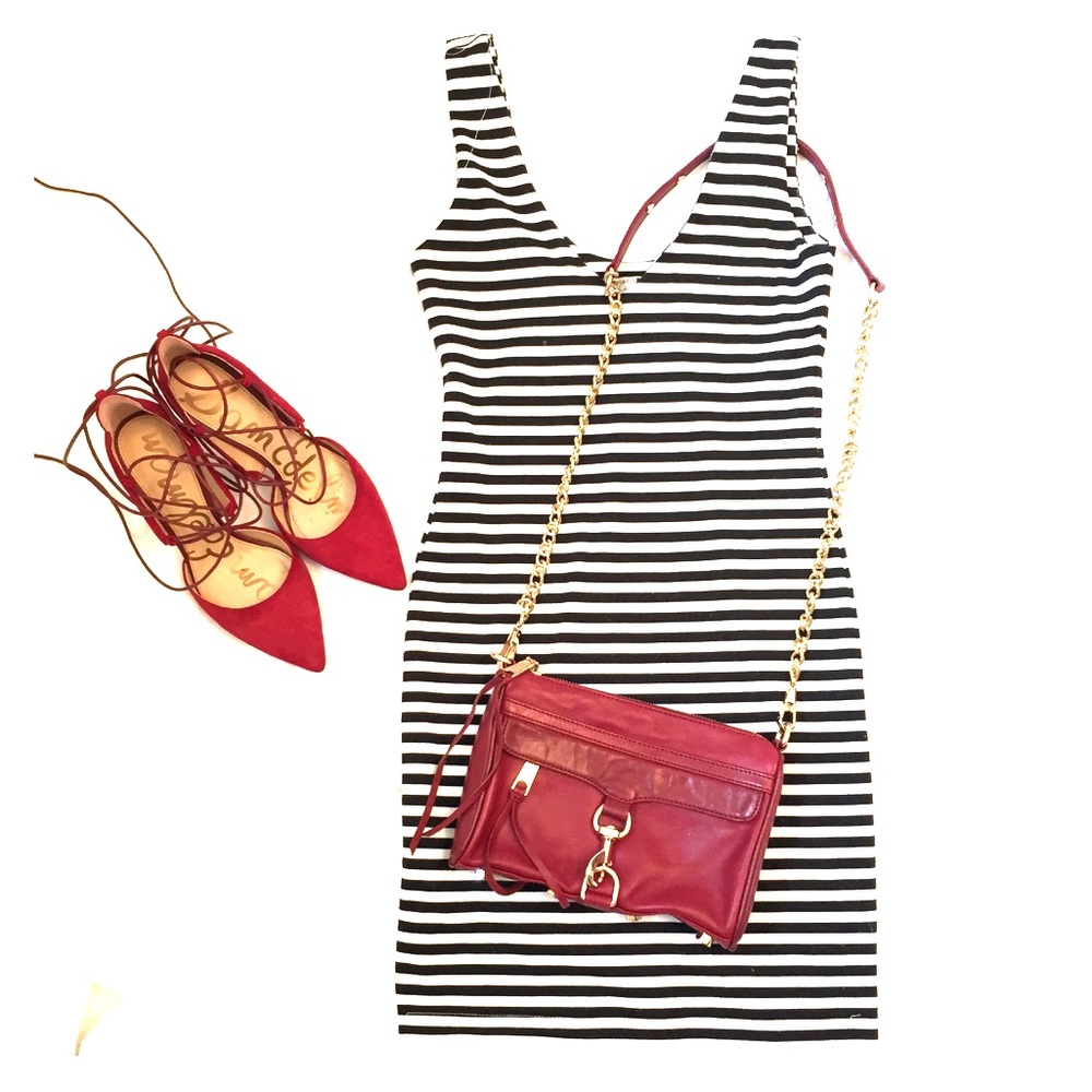 Super cute striped dress.