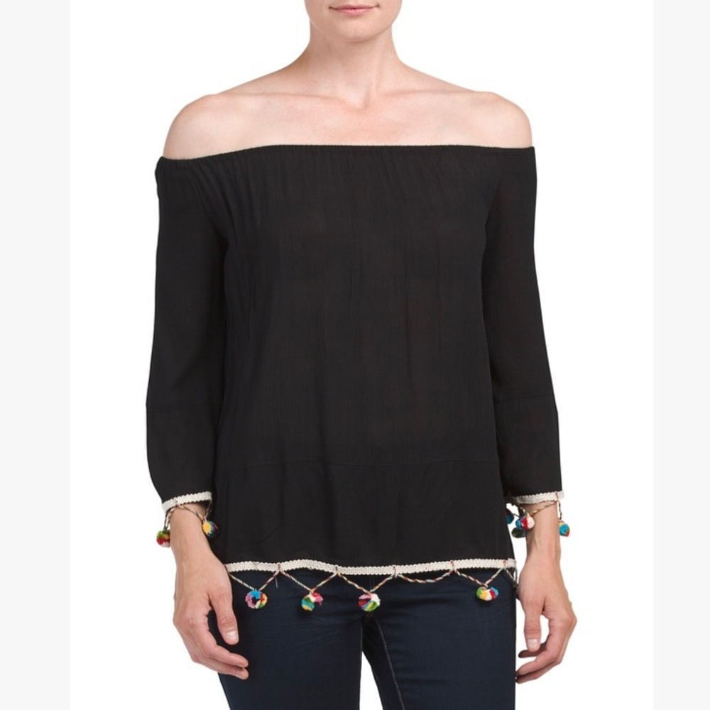 NWT [Mimi] Pom Pom Top