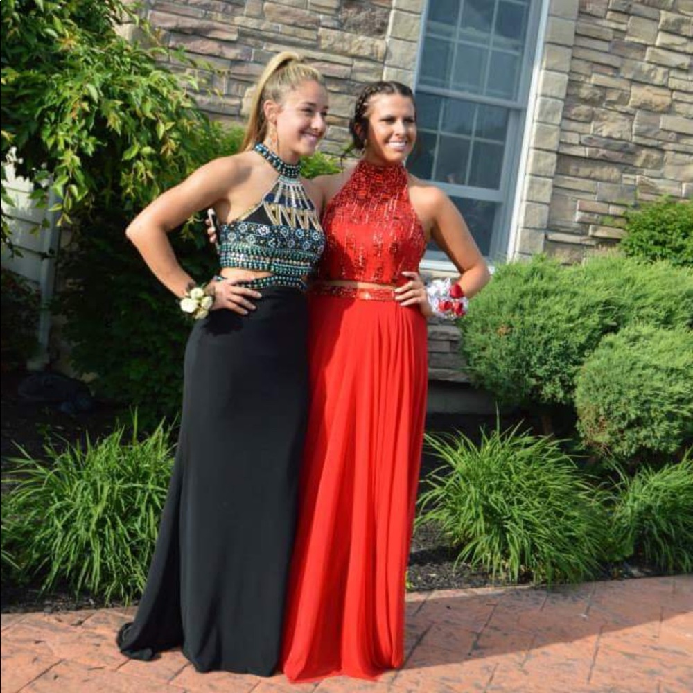 SHERRI HILL 2 piece Prom Dress