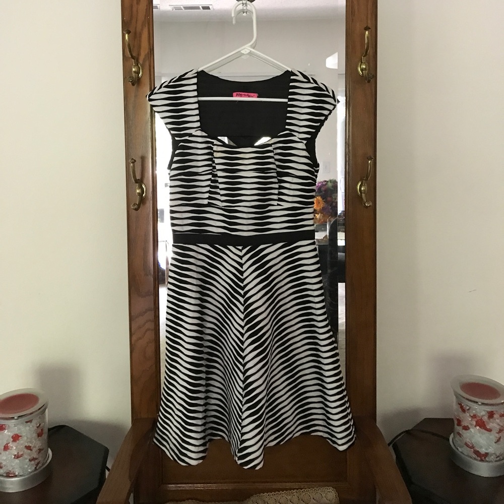 Black and White after 5 Dress