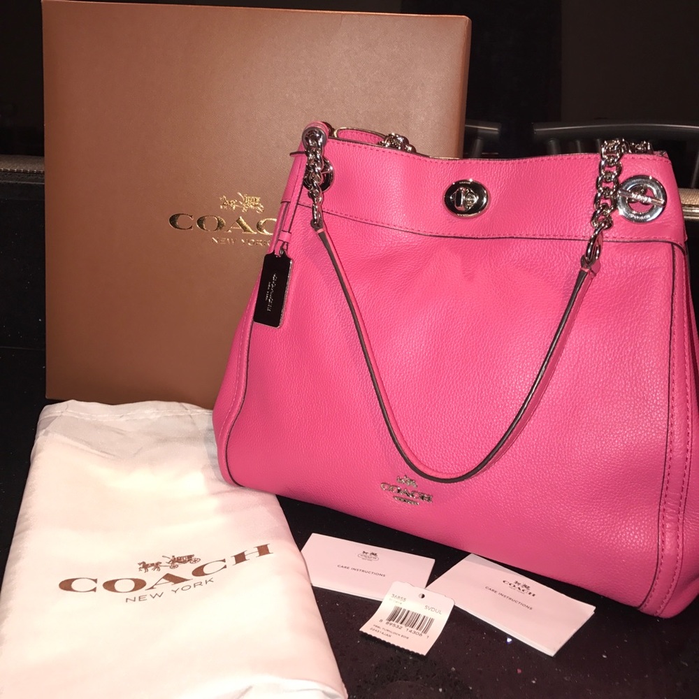 Coach Turnlock Edie Shoulder Bag