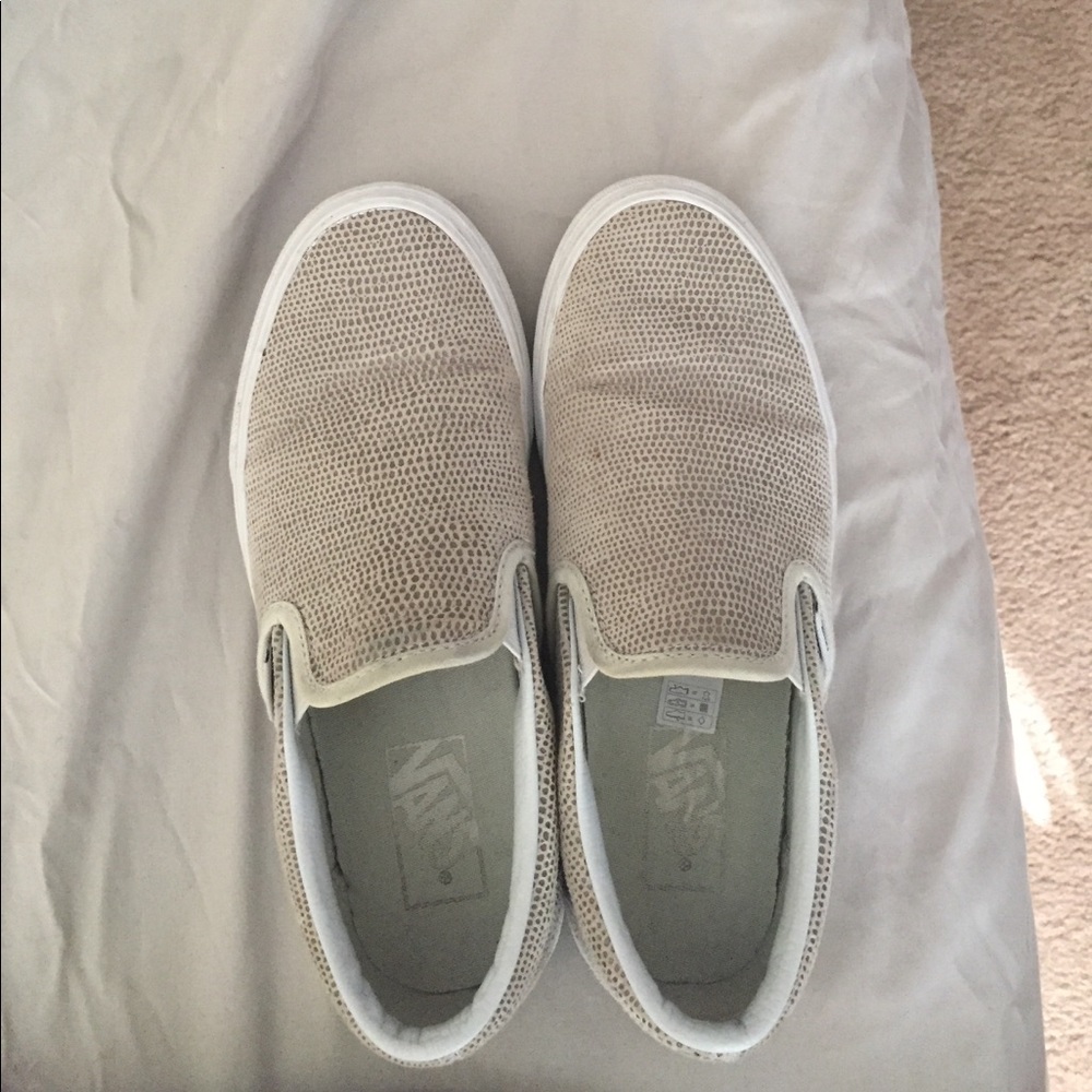 Vans slip on shoes size 7