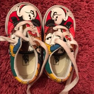 Disney Mickey Mouse Vans baby size 4