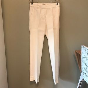 [J. Crew] White Linen Pants