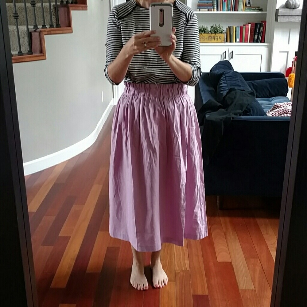 Asos Lavender Midi skirt