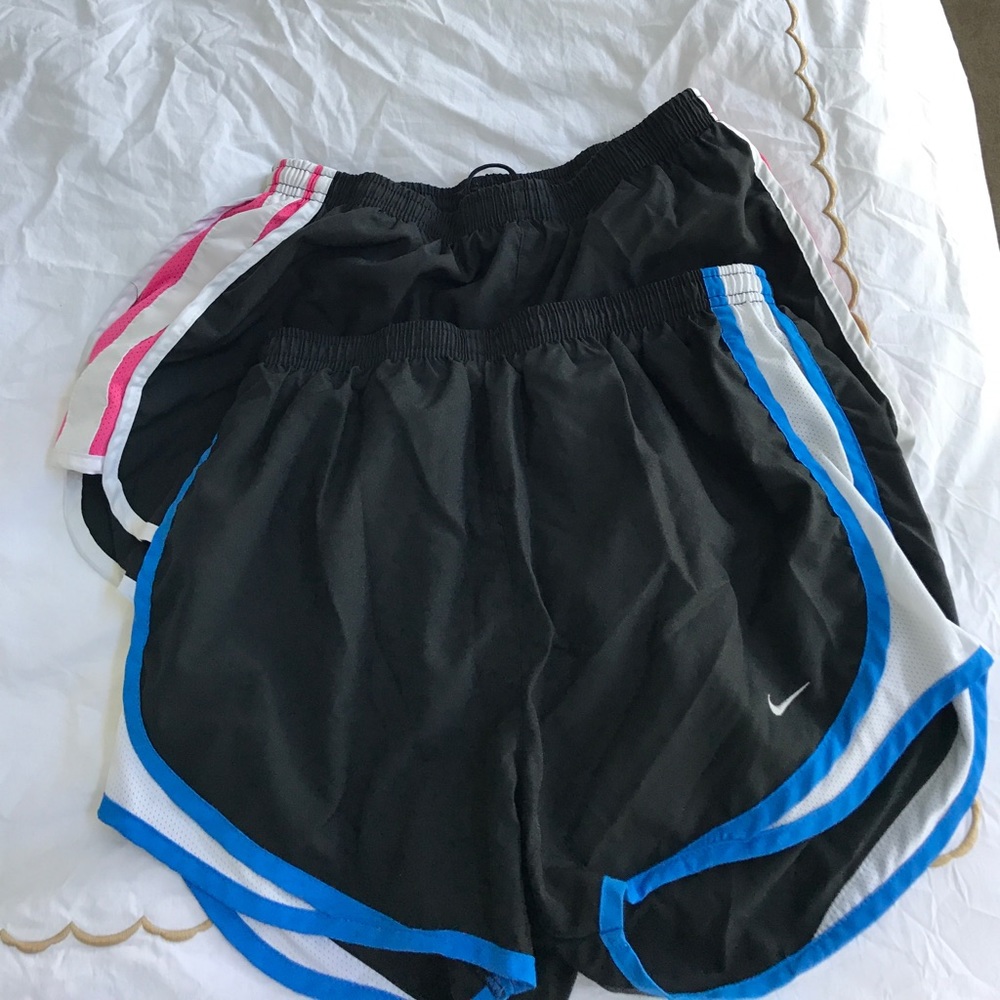 2 pairs Nike running shorts