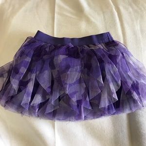 Purple camo tule skirt