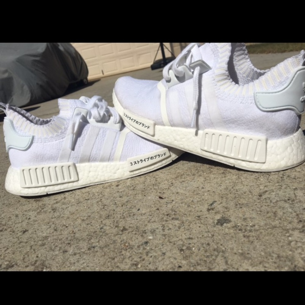 White adidas sneakers