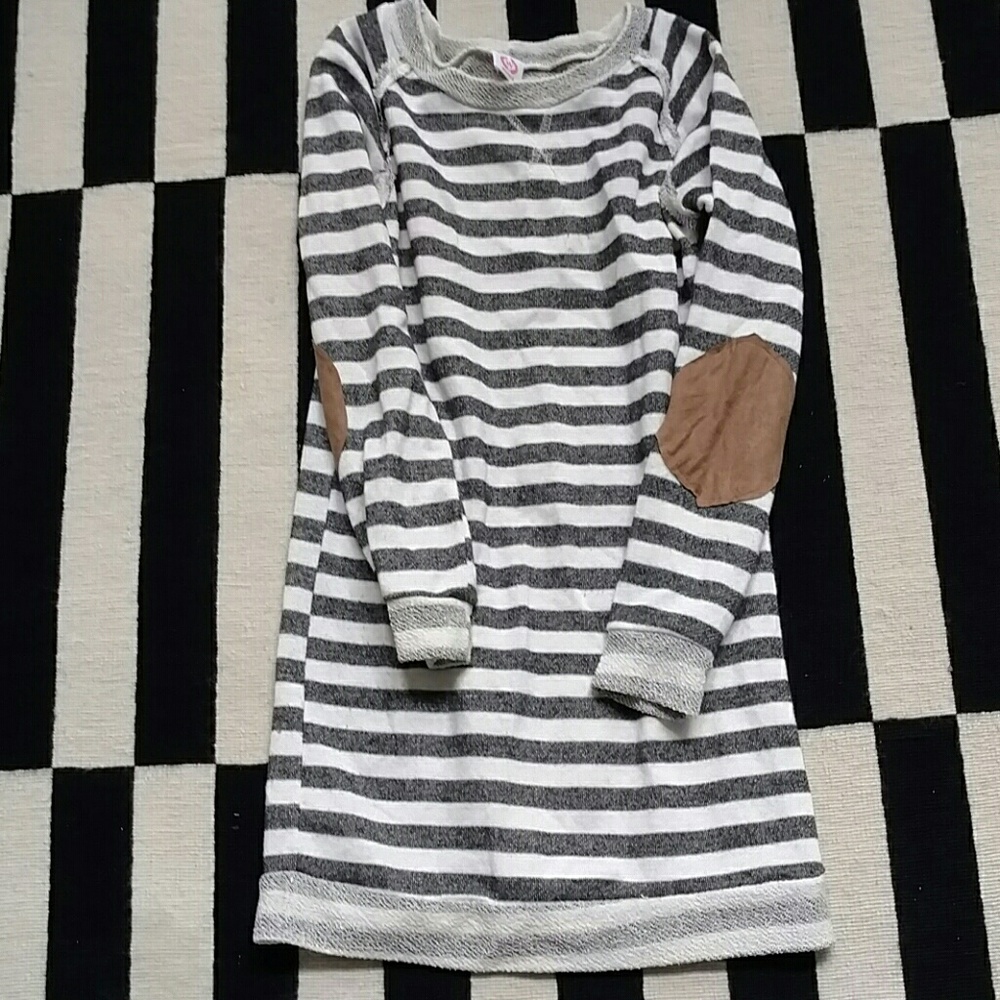 Elbow patch tunic