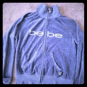 Bebe  velour track jacket