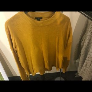 Yellow mustard sweater