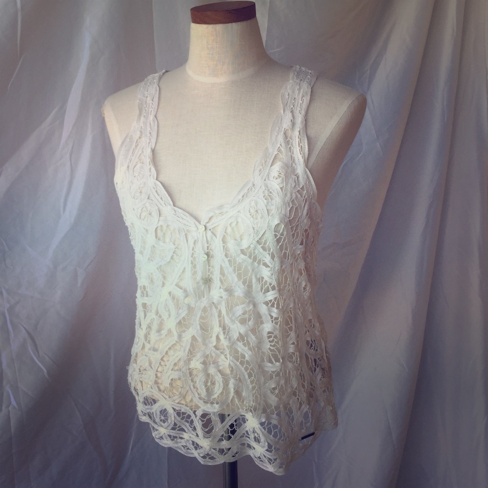 Lace tank