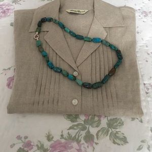 Genuine turquoise necklace