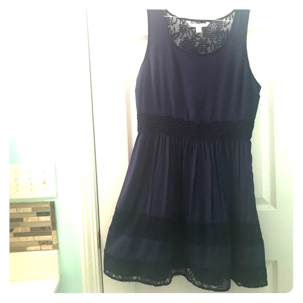 Casual Navy Size 14 Shower Dress